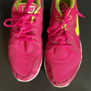 Nike Flex Experience Bright Pink Teen Shoes 7Y 40 Euro